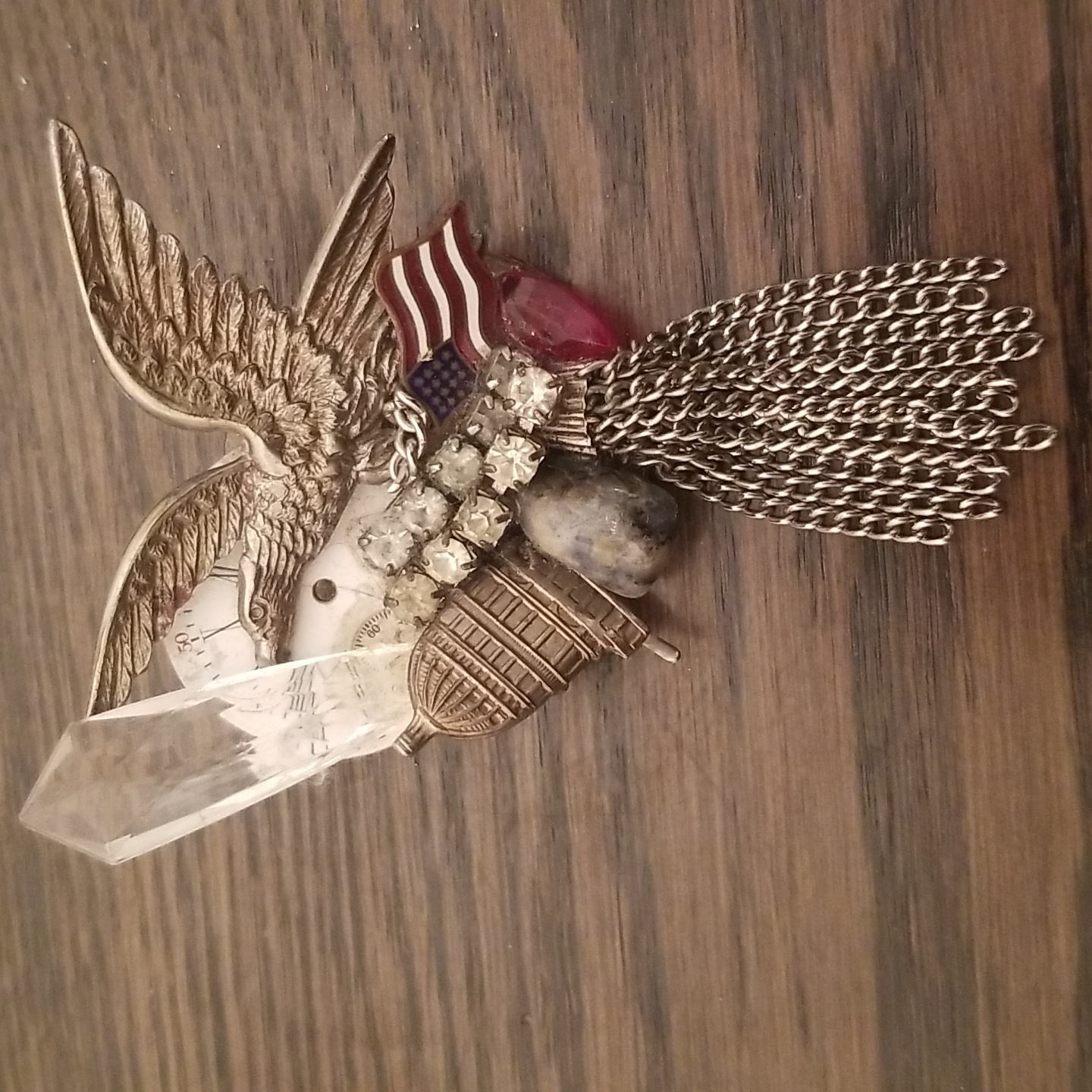 Patriotic Brooch John Wind Maximal Art